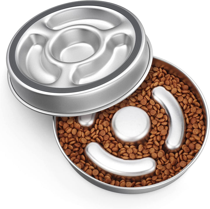 Enhance Your Pet's Dining Experience with Our Stainless Steel Slow Feeding Bowl