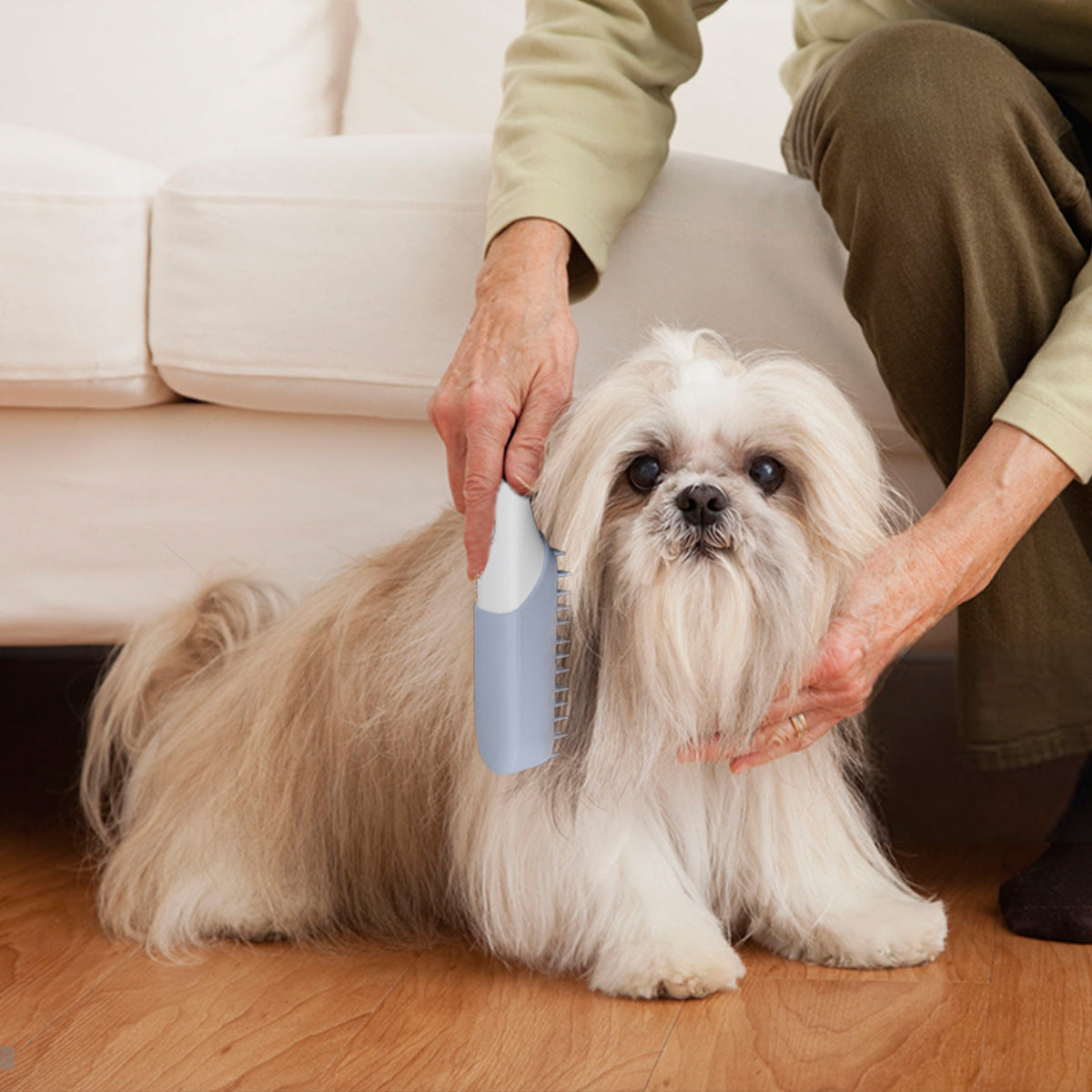 Transform Your Pet Grooming Experience with the Silicone Pet Massage Grooming Brush