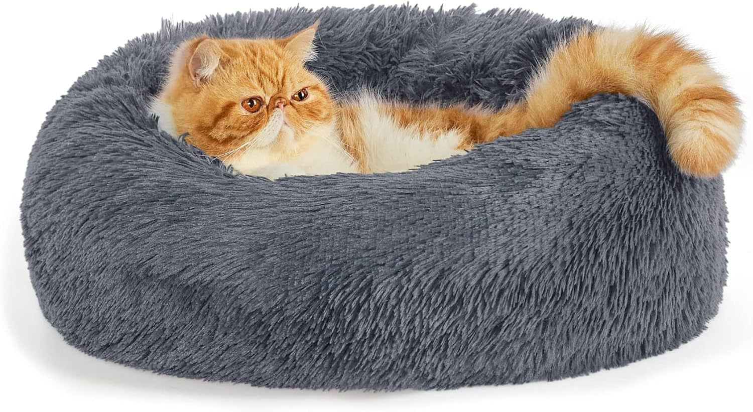 Solid Color Non-Slip Plush Round Pet Bed: The Ultimate Comfort for Your Furry Friend