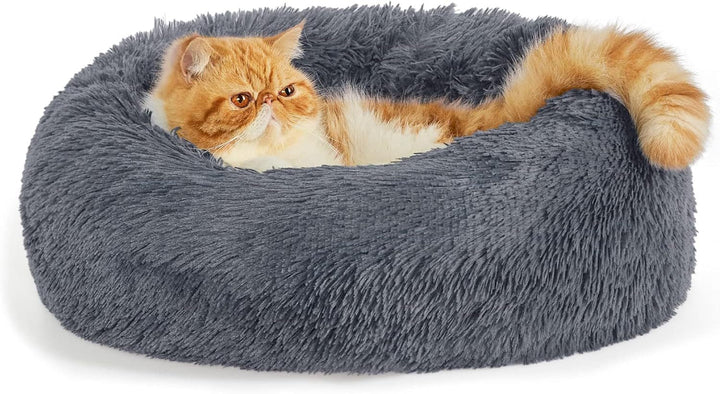 Solid Color Non-Slip Plush Round Pet Bed: The Ultimate Comfort for Your Furry Friend