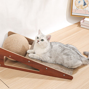 Enhance Your Cat's Playtime with Our Corrugated Paper Pet Scratching Board Toy