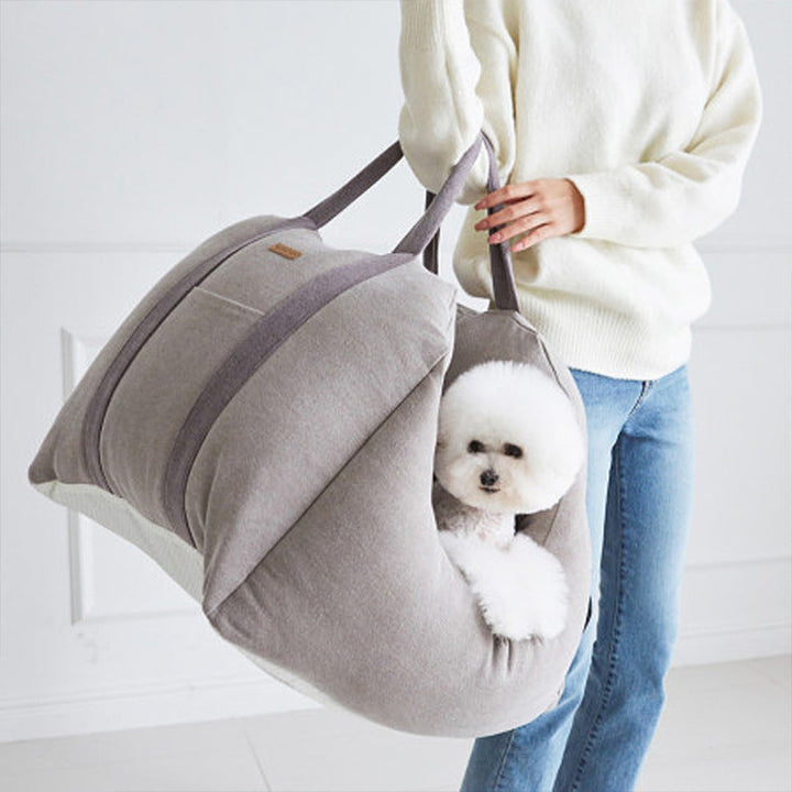 Enhance Your Pet's Travel Experience with Our Portable Waterproof Pet Car Carrier Seat Basket